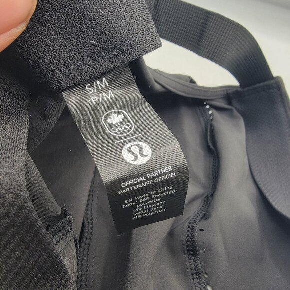 Lululemon Team Canada Small Medium Black Athletic Hat Lightweight Outdoors - Picture 7 of 9